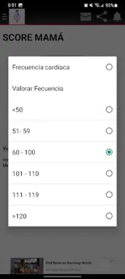 Score mamá android App screenshot 1